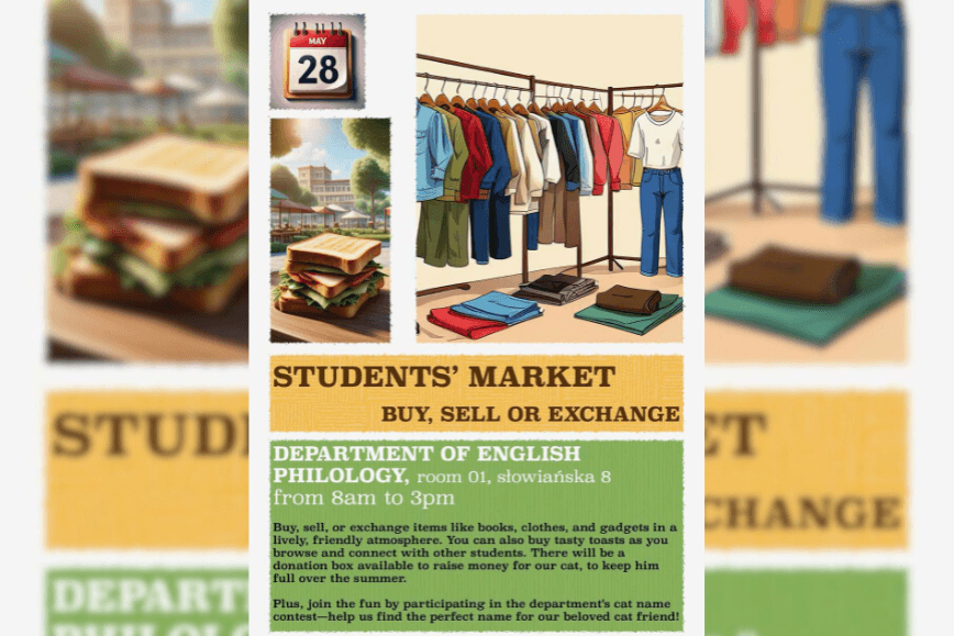 Student’s Market – You’re Invited!