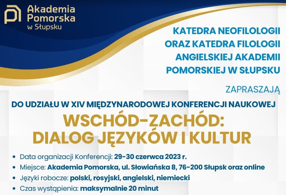 Konferencja “Wschód-Zachód. Dialog języków i kultur”