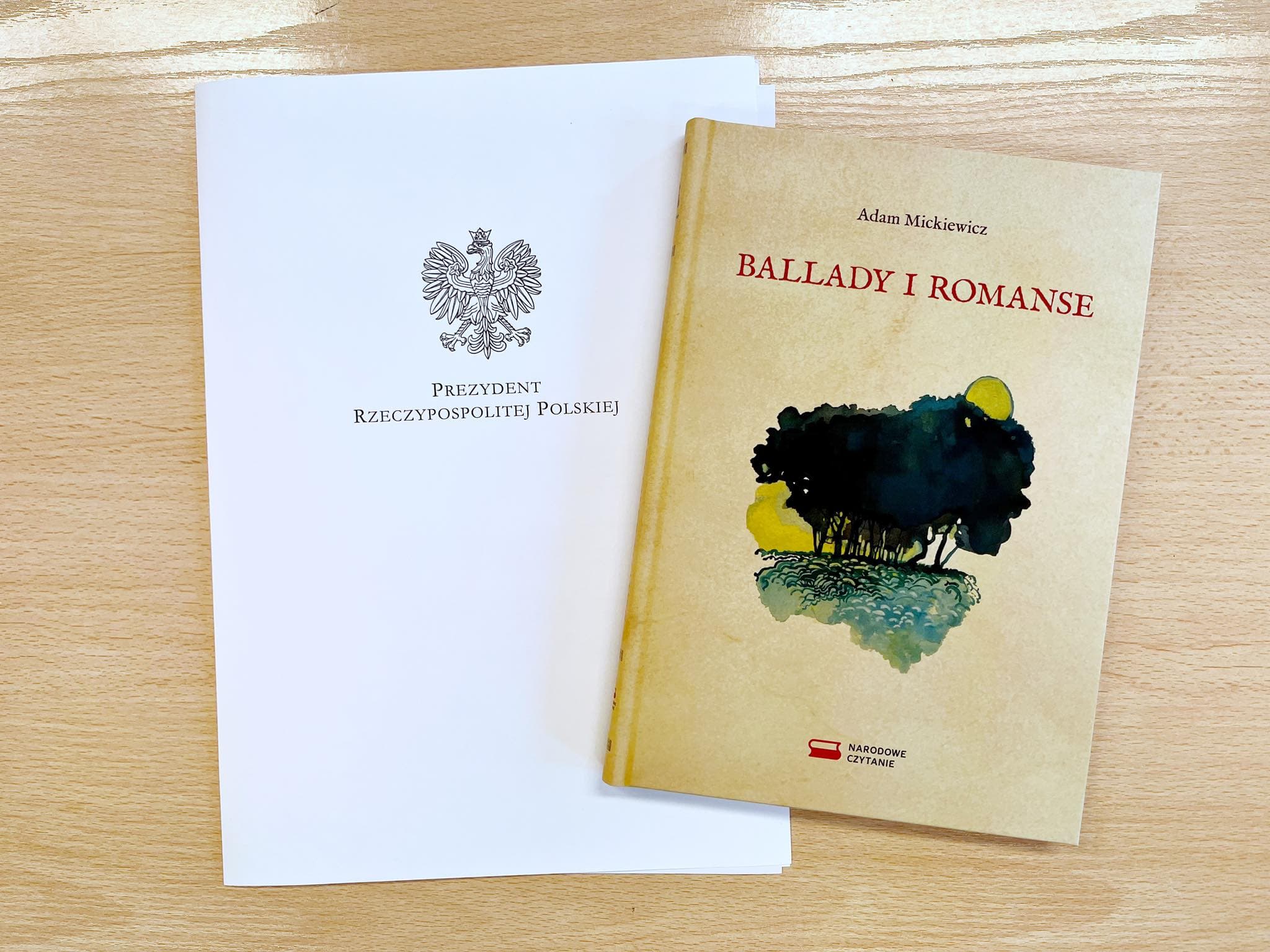 List gratulacyjny z Kancelarii Prezydenta RP