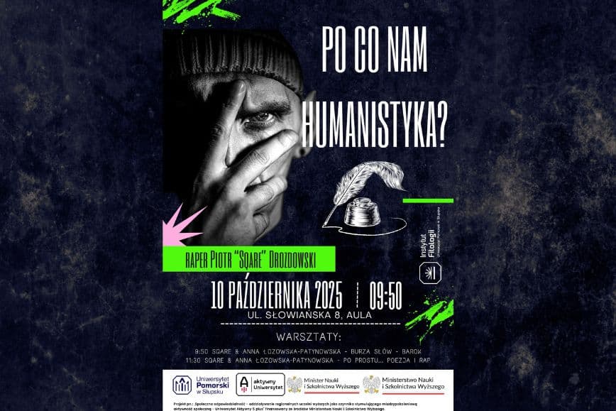 Po co nam humanistyka? Warsztaty z raperem Piotrem "Squerem" Drozdowskim
